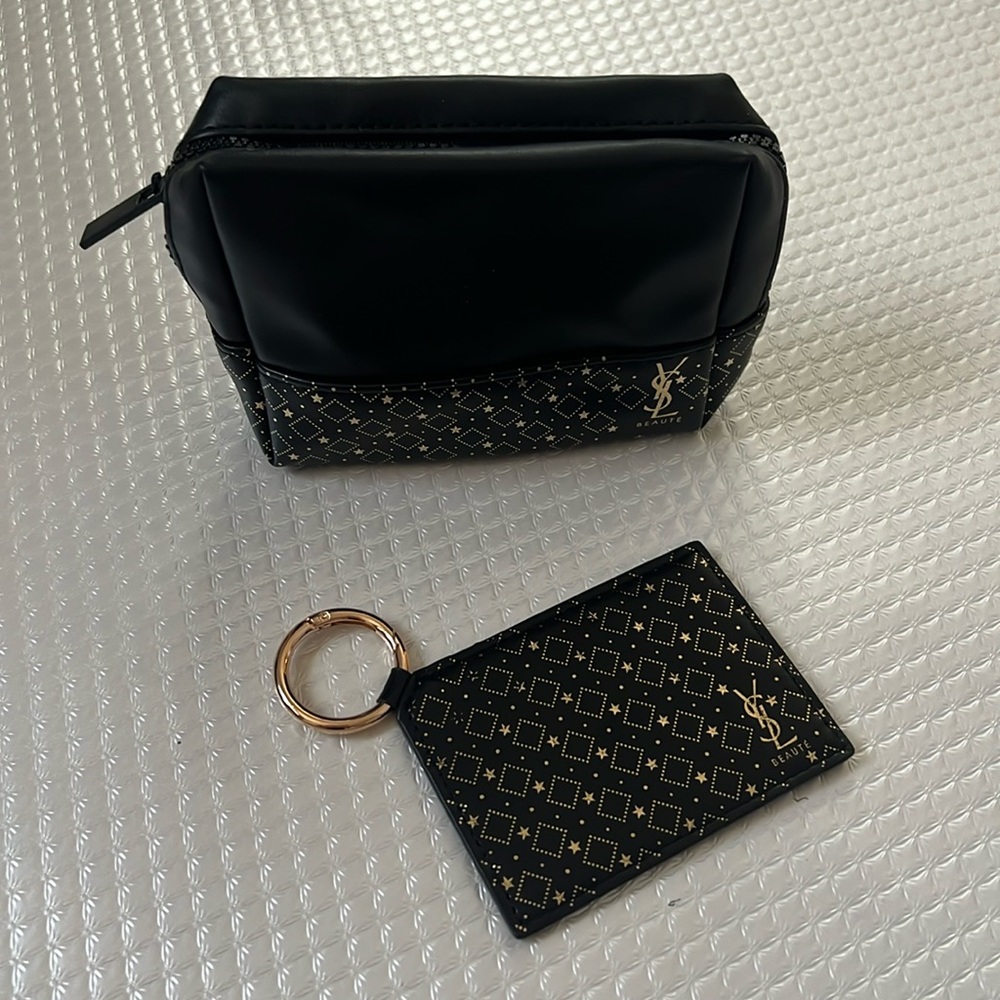 YSL makeup pouch and mirror. - Picture 1 of 6